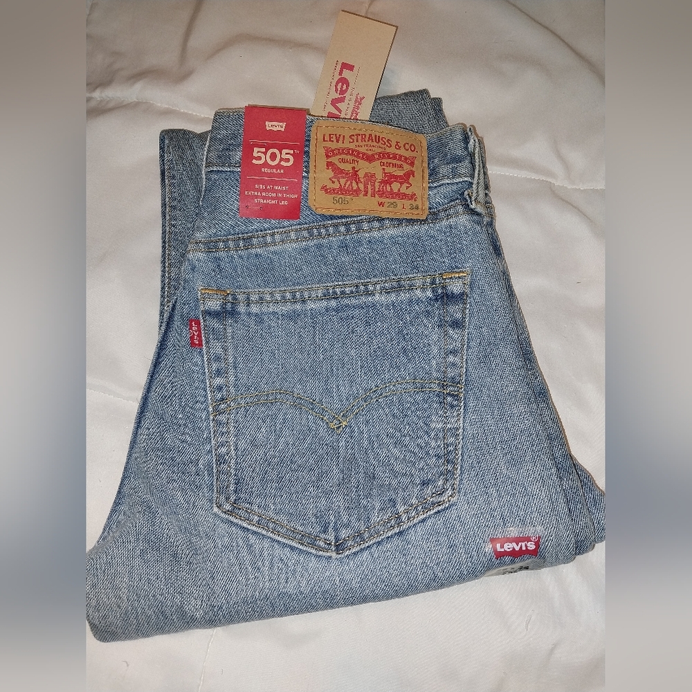 Levi's 505 Light Blue Jeans